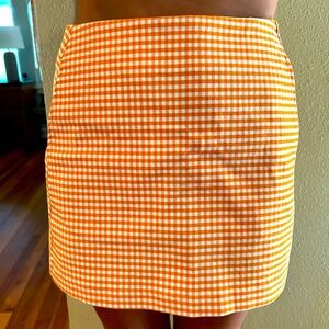 NWT 🐊 Urban OutfittersGingham Skirt Go Gators! Perfect tailgate apparel Small